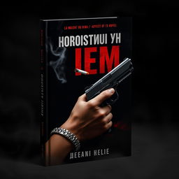 An intriguing book cover for 'Корыстный Джим', an 18+ mafia-themed novel