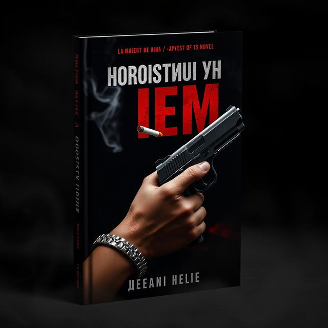 An intriguing book cover for 'Корыстный Джим', an 18+ mafia-themed novel