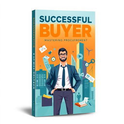 A captivating book cover design for 'Successful Buyer: Mastering Procurement'