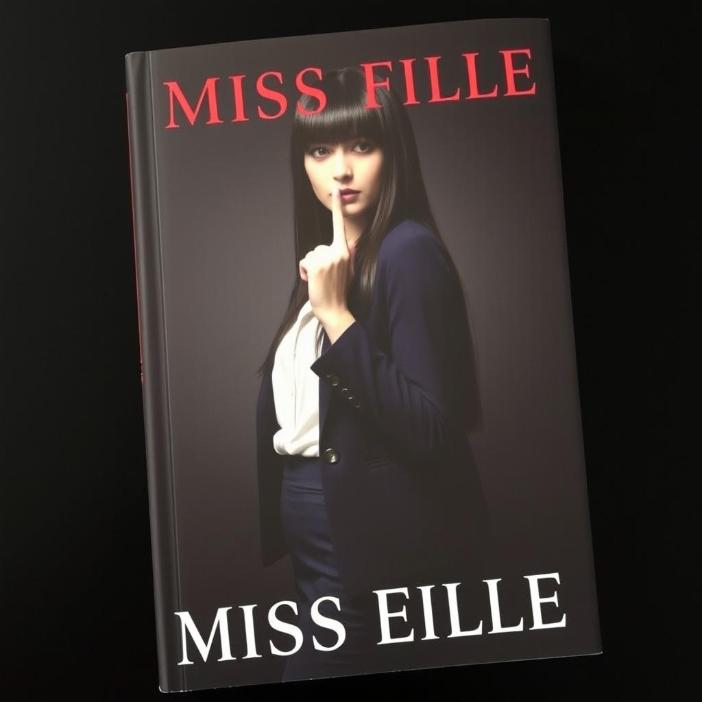 Book cover featuring Miss Eille, an enigmatic figure shrouded in shadows