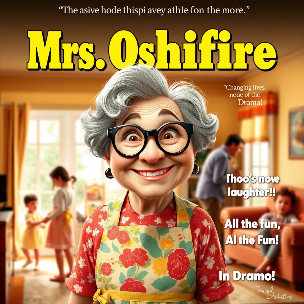 A humorous movie poster parody inspired by the classic film Mrs