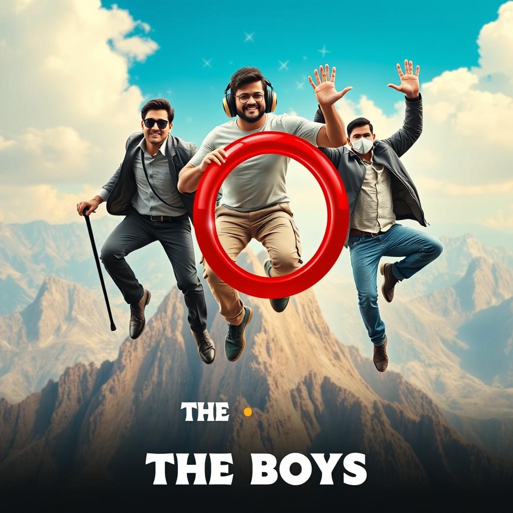 A cinematic film poster for a movie named 'The Boys'