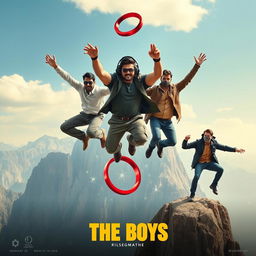 A cinematic film poster for a movie named 'The Boys'