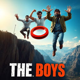 A cinematic film poster for a movie named 'The Boys'