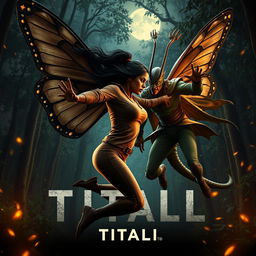 A cinematic action superhero fantasy film poster titled 'TITALI'