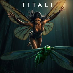 A cinematic action superhero fantasy film poster titled 'TITALI'