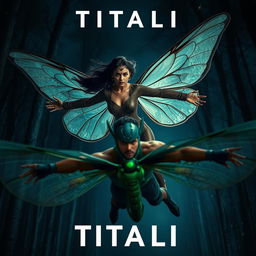 A cinematic action superhero fantasy film poster titled 'TITALI'