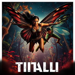 A cinematic action superhero fantasy film poster titled 'TITALI'