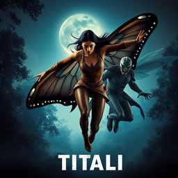 A cinematic action superhero fantasy film poster named 'TITALI'