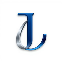 A sleek and modern logo design featuring the letters 'J' and 'L' intertwined in a creative way