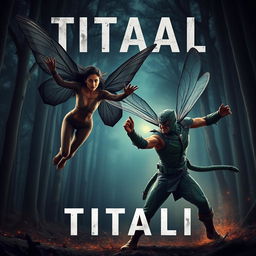 A cinematic action superhero fantasy film poster titled 'TITALI'