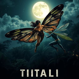 A cinematic action superhero fantasy film poster titled 'TITALI'