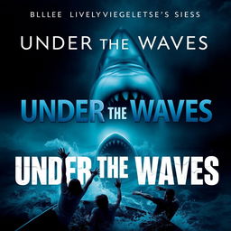 A dramatic movie poster for 'Under the Waves' by MWVISION FILMS, featuring Blake Lively and Thomas Jane