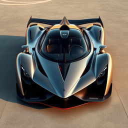 The ultimate hypercar, a masterpiece of automotive engineering and design, featuring a sleek, flowing body that harmoniously fuses nature's beauty with cutting-edge aerodynamics