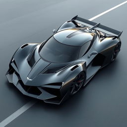 The ultimate hypercar, a pinnacle of automotive engineering and design, featuring a sculpted body designed for perfection, with a sleek, flowing form that fuses the beauty of nature with cutting-edge aerodynamics