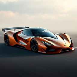 The ultimate hypercar, a pinnacle of automotive engineering and design, featuring a sculpted body designed for perfection, with a sleek, flowing form that fuses the beauty of nature with cutting-edge aerodynamics