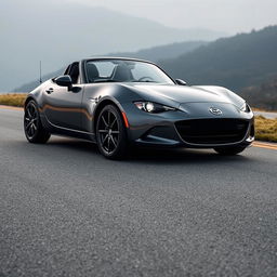 A lightweight sports car designed to compete with the Mazda MX-5, emphasizing the essence of pure driving fun