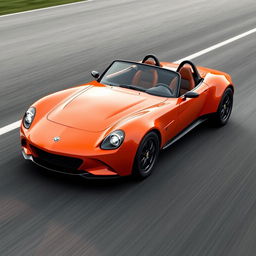 A lightweight sports car designed to deliver pure driving fun, featuring sleek, modern styling and iconic pop-up headlights that add a retro charm