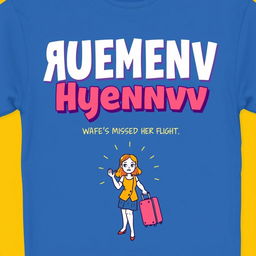 A humorous t-shirt design featuring bold, eye-catching text that reads 'Охуенно' in a fun, artistic font