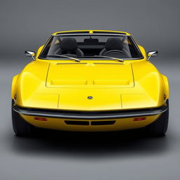 Visualize a lightweight sports car inspired by the legendary De Tomaso, merging Italian design with an emphasis on pure driving enjoyment