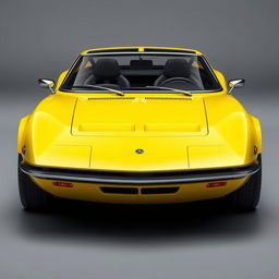 Visualize a lightweight sports car inspired by the legendary De Tomaso, merging Italian design with an emphasis on pure driving enjoyment