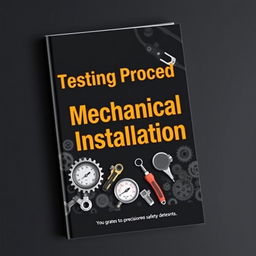 A compelling book cover design for 'Testing Procedure Mechanical Installation'