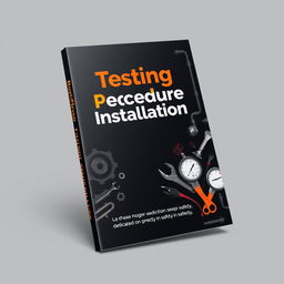 A compelling book cover design for 'Testing Procedure Mechanical Installation'