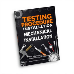 A compelling book cover design for 'Testing Procedure Mechanical Installation'