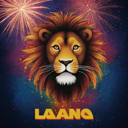 A patriotic poster celebrating Sri Lankan Independence Day, showcasing vibrant and symbolic elements such as the national flag, a lion, the map of Sri Lanka, and fireworks in the background.