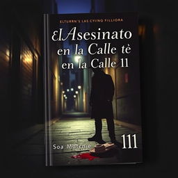 A captivating and intriguing book cover design for 'El Asesinato en la Calle 11'