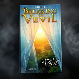 A captivating and outstanding book cover design for 'Breaking the Veil'