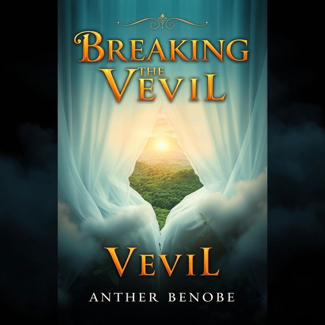 A captivating and outstanding book cover design for 'Breaking the Veil'