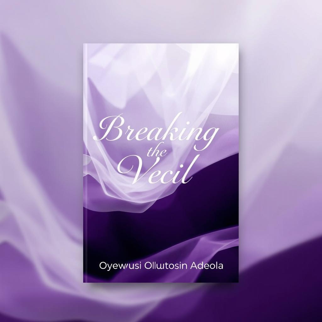 A captivating and thought-provoking book cover design for 'Breaking the Veil' by Oyewusi Oluwatosin Adeola