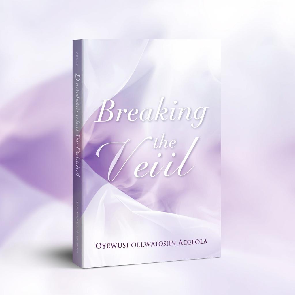 A captivating and thought-provoking book cover design for 'Breaking the Veil' by Oyewusi Oluwatosin Adeola