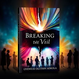 A captivating book cover design for "Breaking the Veil" by Oyewusi Oluwatosin Adeola