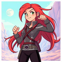 A classic illustration of Gwen Tennyson, embodying her adventurous spirit and confidence