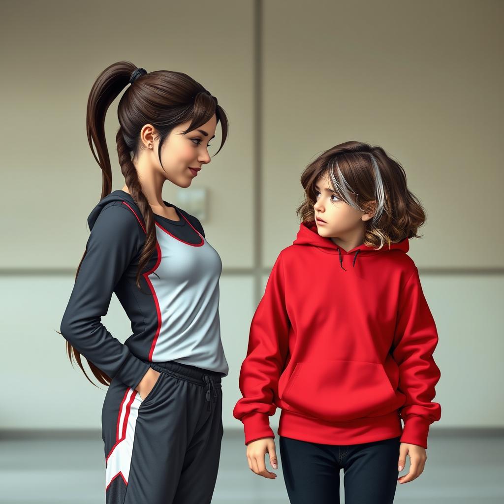 A hyper-realistic book cover for 'Kayıp Renk', showcasing two girls standing side by side