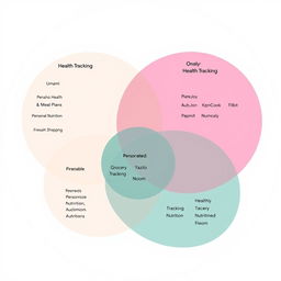 A detailed and informative Venn diagram with three intersecting circles