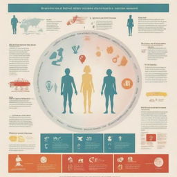 Design an infographic depicting the evolution of human understanding and attitudes towards gender and sexuality in modern societies, using significant historical markers, icons, and data. Ensure the image communicates a narrative of evolution and increased acceptance.