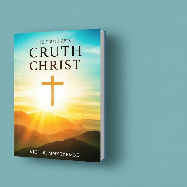 A captivating book cover design for 'The Truth About Christ is True About You' by Victor Mnyenyembe, aimed at the Christian/inspirational genre