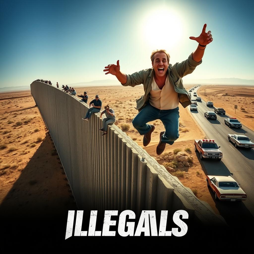 An action movie poster titled 'Illegals