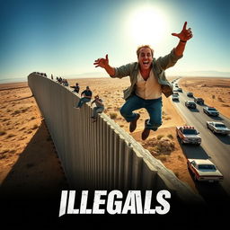 An action movie poster titled 'Illegals