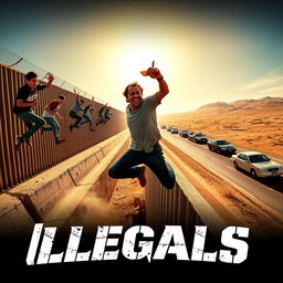 An action movie poster titled 'Illegals