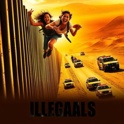 An action movie poster titled 'Illegals