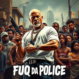 A gripping movie poster titled 'Fuq Da Police