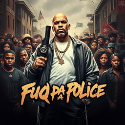 A gripping movie poster titled 'Fuq Da Police