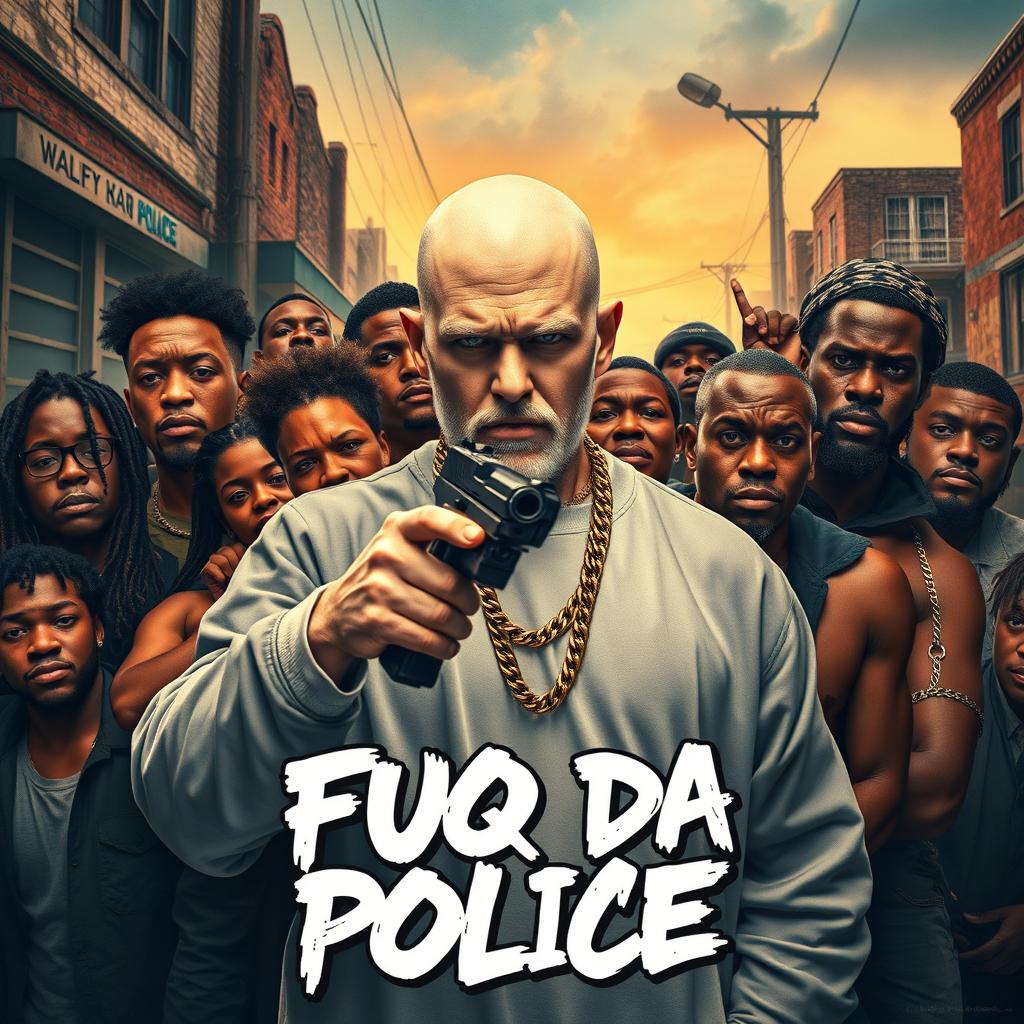 A captivating movie poster titled 'Fuq Da Police