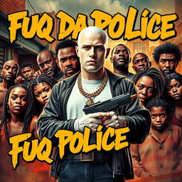 A captivating movie poster titled 'Fuq Da Police