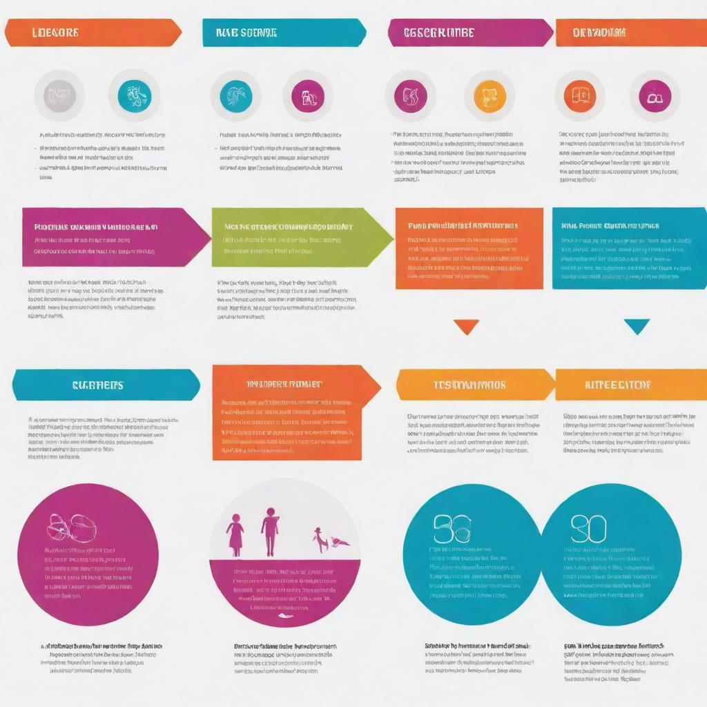 Modify the previous infographic with more clarity. Provide clear timelines, use bold colours to differentiate between eras, and include concise text to describe the progression of understanding and attitudes towards gender and sexuality in modern societies.