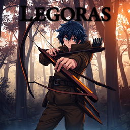 An anime cover titled "Legoras", featuring a dark theme